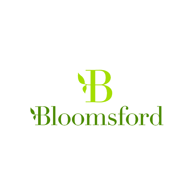Bloomsford.com logo, a brandable .com business name for sale