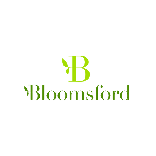 Bloomsford.com logo, a brandable .com business name for sale
