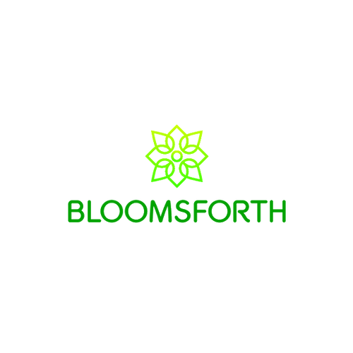 Bloomsforth.com logo, a brandable .com business name for sale