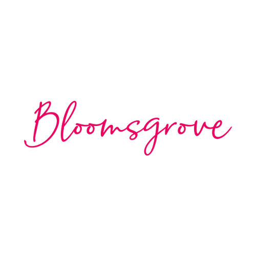 Bloomsgrove.com logo, a brandable .com business name for sale