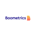 Boometrics.com logo, a brandable .com business name for sale