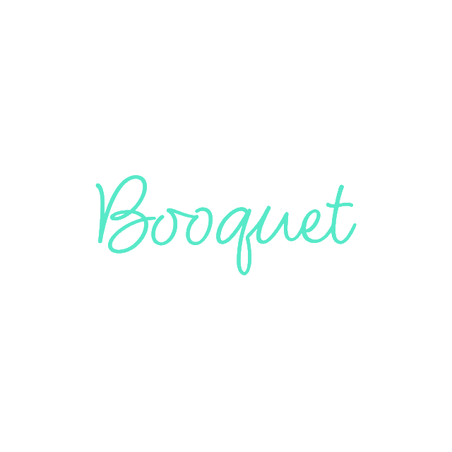 Booquet.com logo, a brandable .com business name for sale