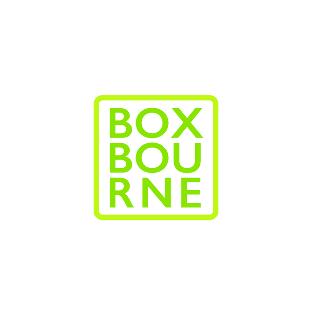 Boxbourne.com logo, a brandable .com business name for sale