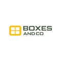 BoxesAndCo.com logo, a brandable .com business name for sale