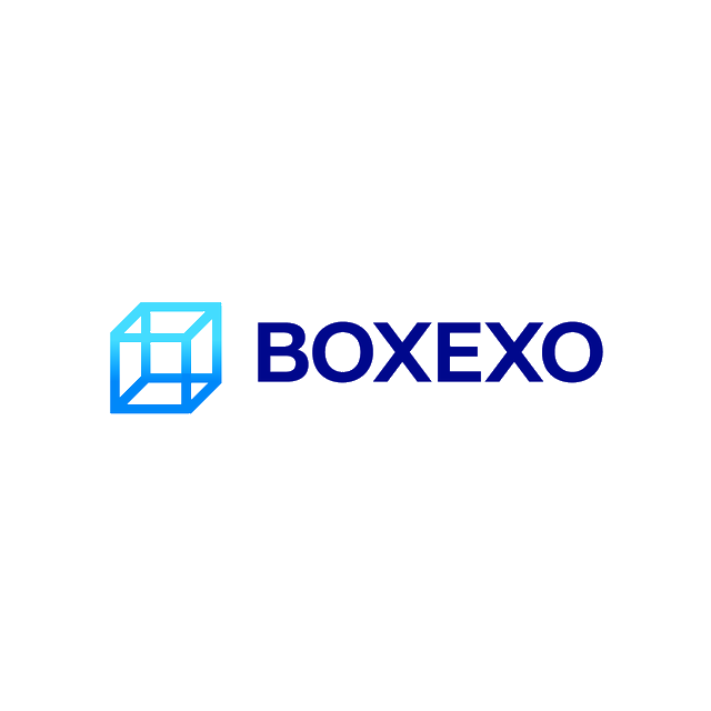 Boxexo.com logo, a brandable .com business name for sale