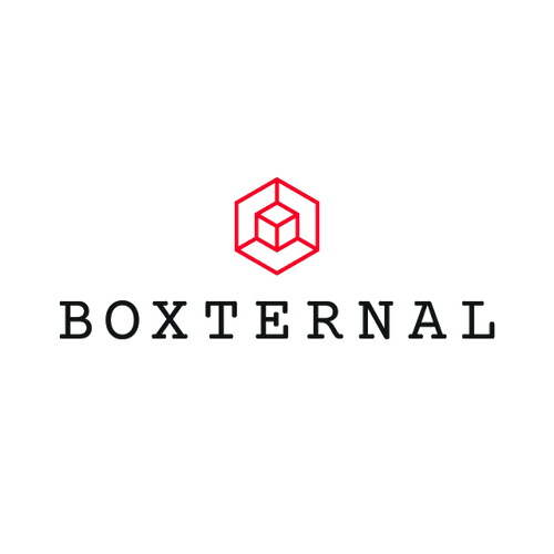 Boxternal.com logo, a brandable .com business name for sale