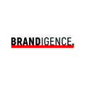 Brandigence.com logo, a brandable .com business name for sale