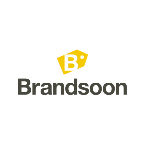 Brandsoon.com logo, a brandable .com business name for sale