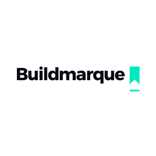 Buildmarque.com logo, a brandable .com business name for sale