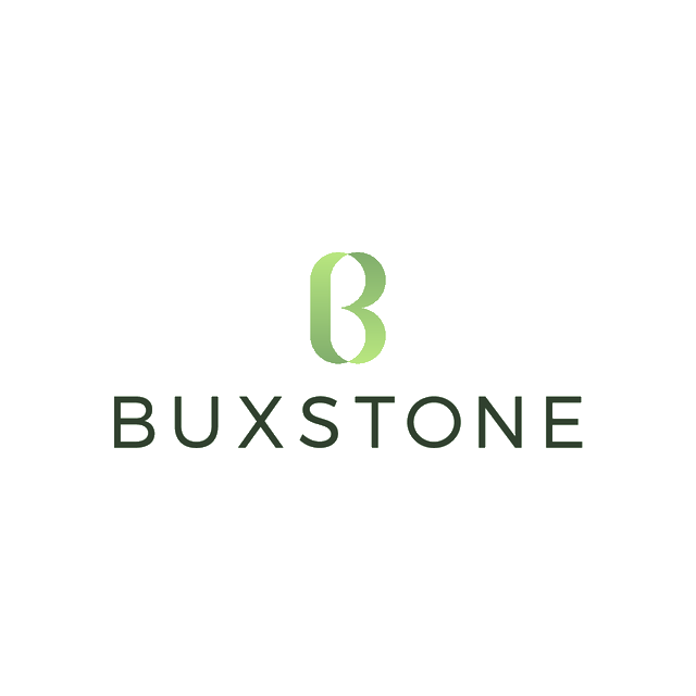Buxstone.com logo, a brandable .com business name for sale