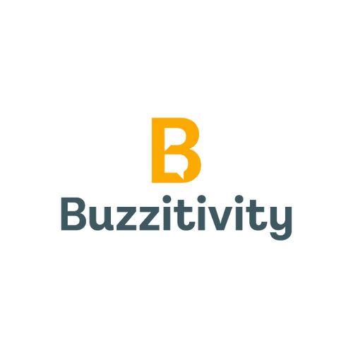 Buzzitivity.com logo, a brandable .com business name for sale