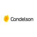 Candelson.com logo, a brandable .com business name for sale