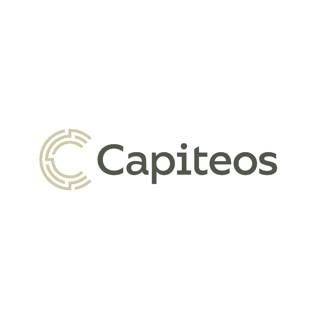 Capiteos.com logo, a brandable .com business name for sale