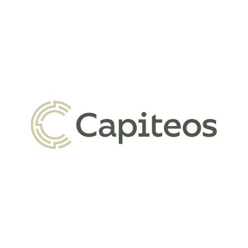 Capiteos.com logo, a brandable .com business name for sale