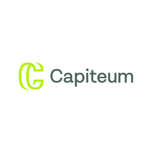 Capiteum.com logo, a brandable .com business name for sale
