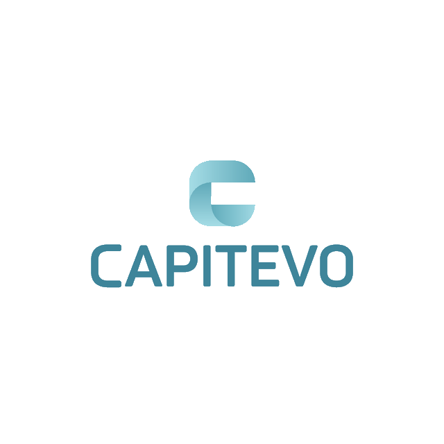 Capitevo.com logo, a brandable .com business name for sale