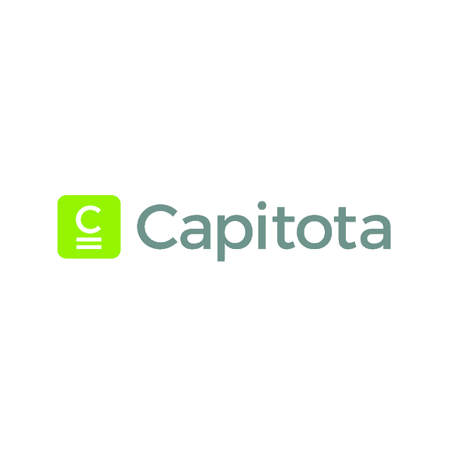 Capitota.com logo, a brandable .com business name for sale