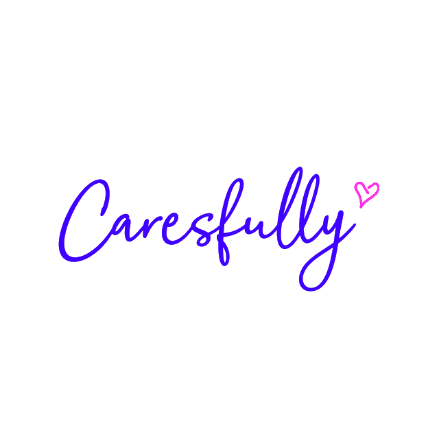Caresfully.com logo, a brandable .com business name for sale