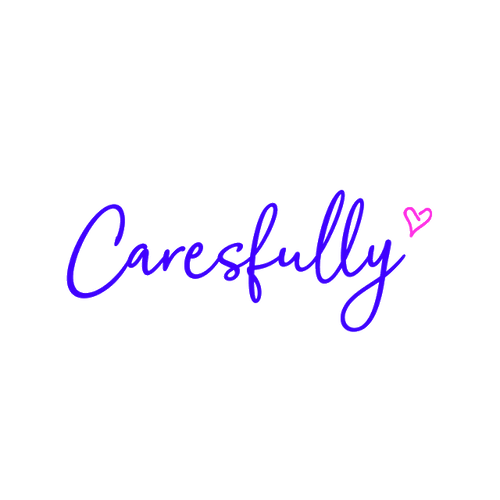 Caresfully.com logo, a brandable .com business name for sale