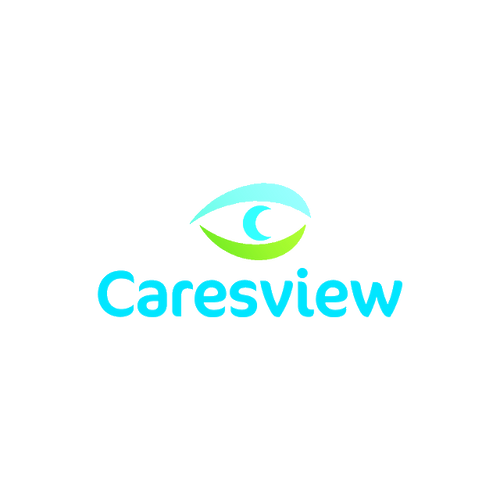 Caresview.com logo, a brandable .com business name for sale