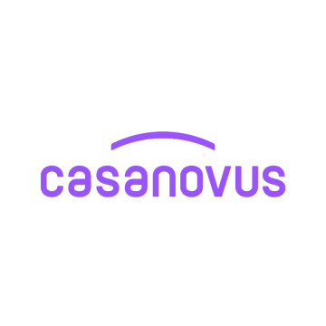 Casanovus.com logo, a brandable .com business name for sale
