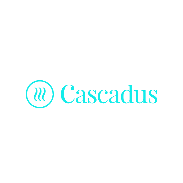 Cascadus.com logo, a brandable .com business name for sale