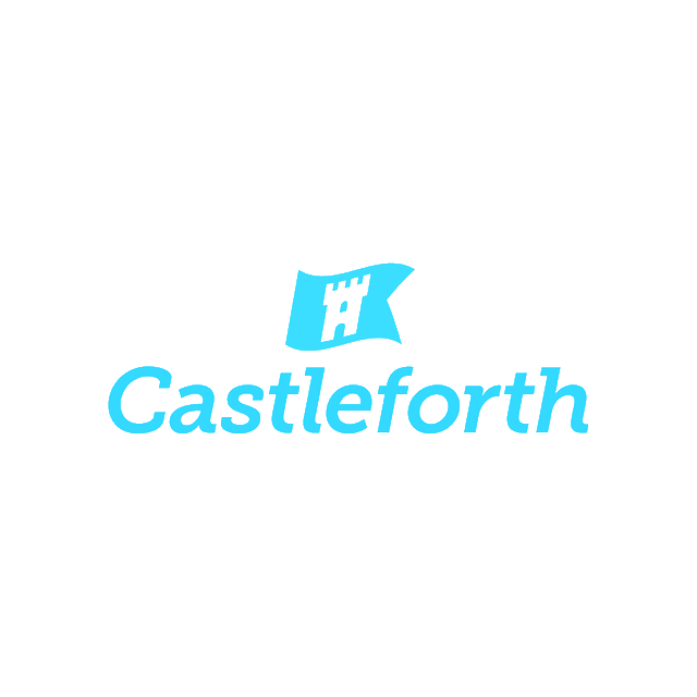 Castleforth.com logo, a brandable .com business name for sale