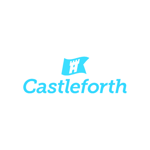 Castleforth.com logo, a brandable .com business name for sale