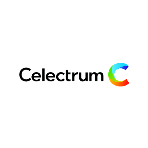 Celectrum.com logo, a brandable .com business name for sale