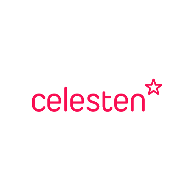 Celesten.com logo, a brandable .com business name for sale