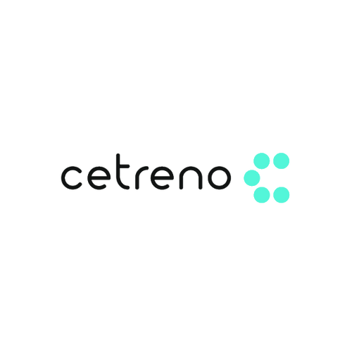 Cetreno.com logo, a brandable .com business name for sale