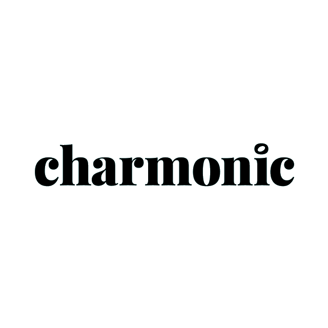 Charmonic.com logo, a brandable .com business name for sale