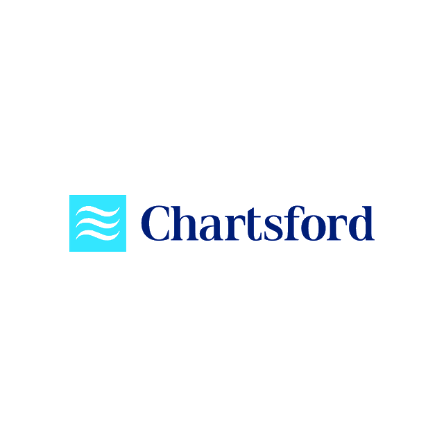 Chartsford.com logo, a brandable .com business name for sale