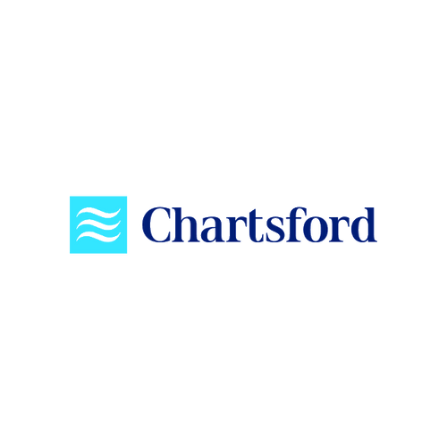 Chartsford.com logo, a brandable .com business name for sale