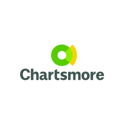 Chartsmore.com logo, a brandable .com business name for sale