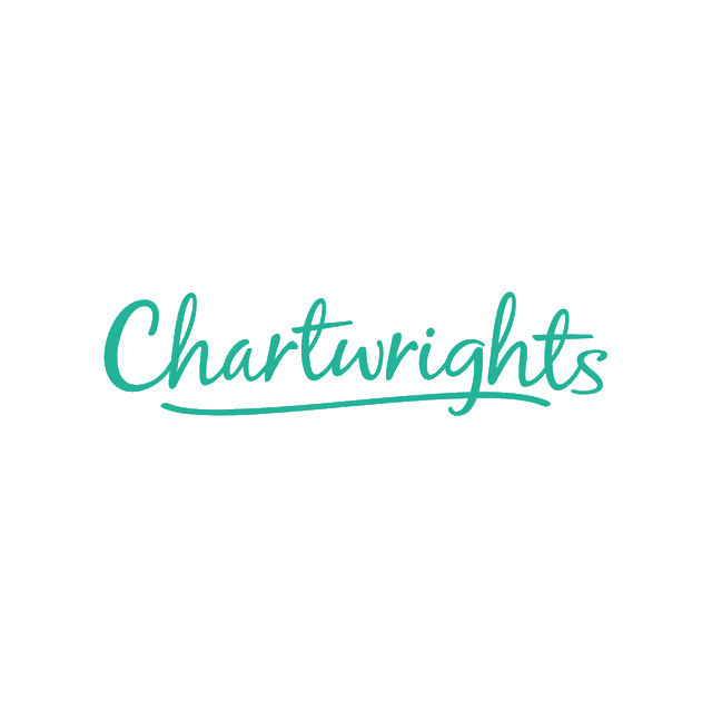 Chartwrights.com logo, a brandable .com business name for sale