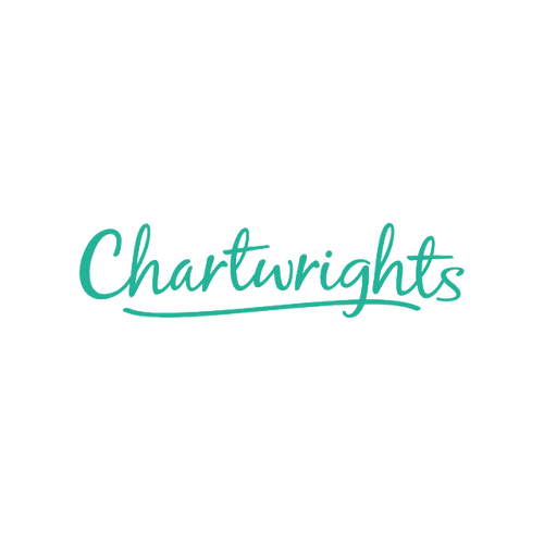 Chartwrights.com logo, a brandable .com business name for sale
