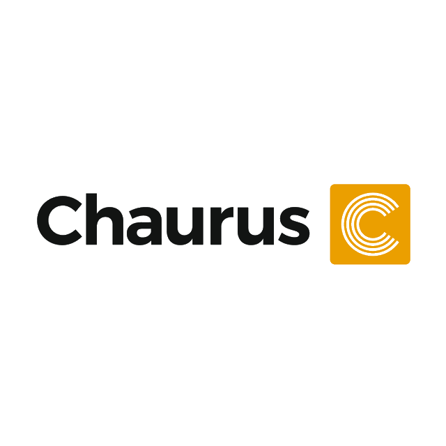 Chaurus.com logo, a brandable .com business name for sale