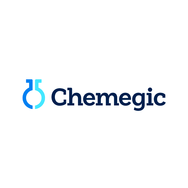 Chemegic.com logo, a brandable .com business name for sale
