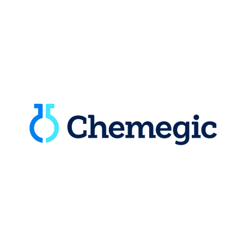 Chemegic.com logo, a brandable .com business name for sale