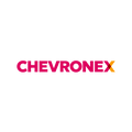 Chevronex.com logo, a brandable .com business name for sale