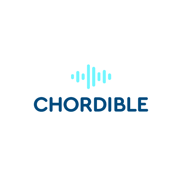 Chordible.com logo, a brandable .com business name for sale