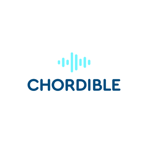Chordible.com logo, a brandable .com business name for sale