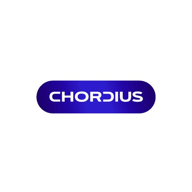 Chordius.com logo, a brandable .com business name for sale