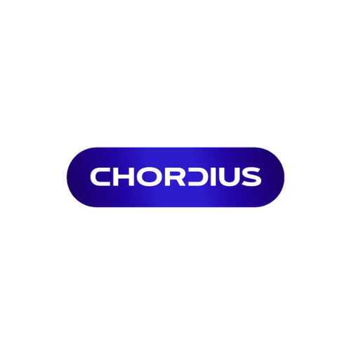 Chordius.com logo, a brandable .com business name for sale
