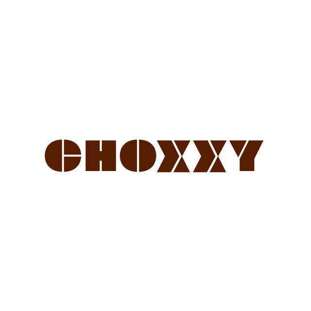 Choxxy.com logo, a brandable .com business name for sale