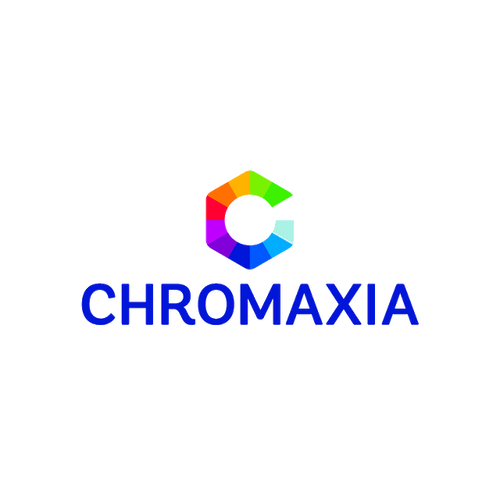 Chromaxia.com logo, a brandable .com business name for sale