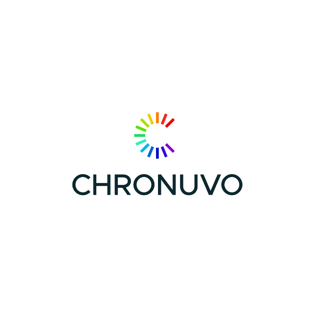 Chronuvo.com logo, a brandable .com business name for sale