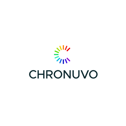 Chronuvo.com logo, a brandable .com business name for sale