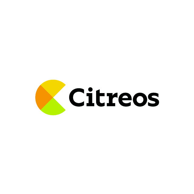 Citreos.com logo, a brandable .com business name for sale